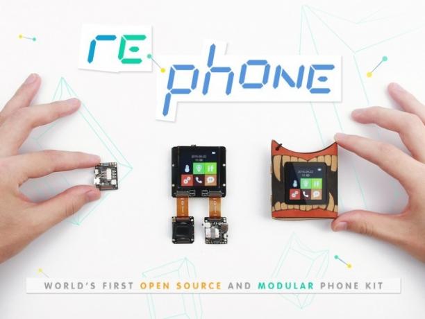RePhone Kit modulārās viedtālruņi projekts ara