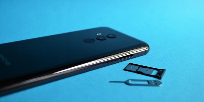 UMIDIGI Z2 Pro: paplāte SIM kartēm