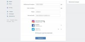 Kā saistīt Instagram Facebook, "VKontakte"