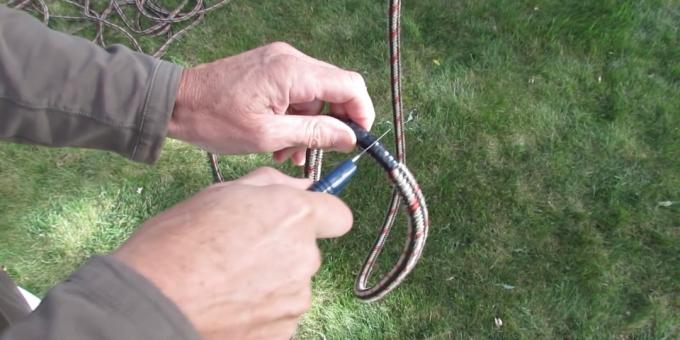 Swing jūsu rokas: Cut kādu virves