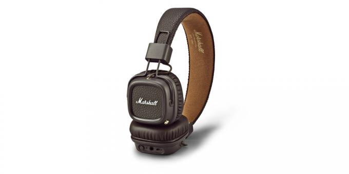 labu Bluetooth austiņas Marshall Major II ar ligzdu audio kabeli