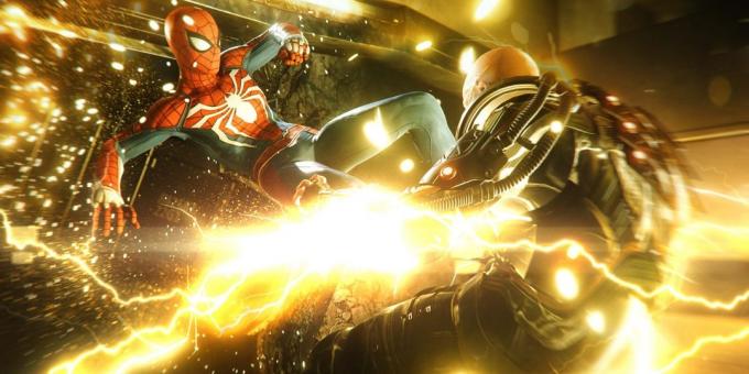 Aizraujoša spēle PlayStation 4: Marvel ir Spider-Man