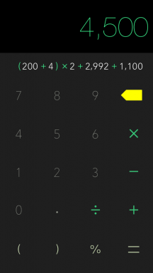 Calzy - gudri un ērts kalkulators iOS
