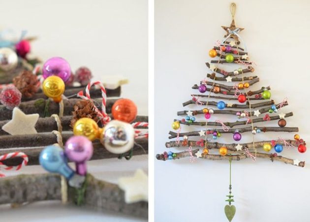 Dekorēšanas Ziemassvētku koks: Alternatīva