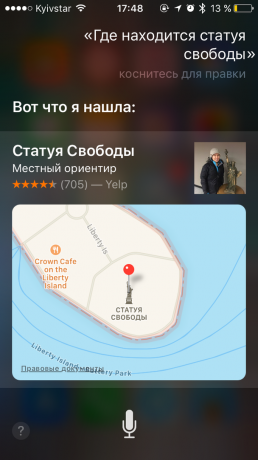 Siri komandu: navigācija