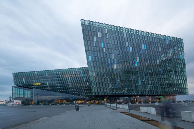 Eiropas arhitektūra: HARPA koncertzāle Reikjavikā, Islandē