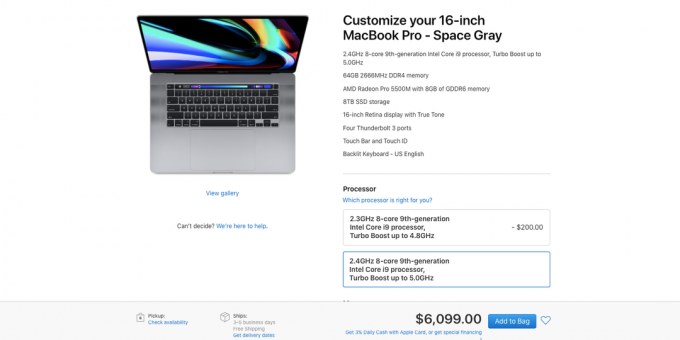 Apple ir izlaidusi jaunu 16 collu MacBook Pro: labāku sniegumu par to pašu naudu