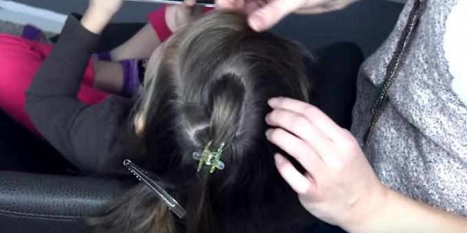 Jaunas frizūras meitenēm: Sadaliet matus