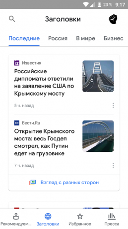 Google News: jaunākās ziņas