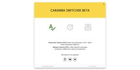 Caramba Switcher izkārtojums slēdzis nāca uz MacOS