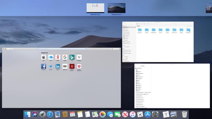 Konfigurēšana uz Mac virtuālo galddatoriem