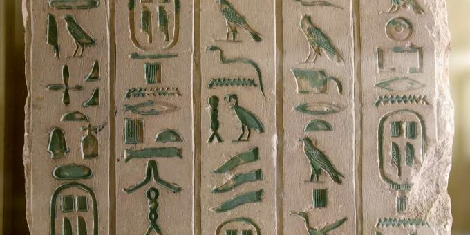 Mīti par seno pasauli: ēģiptieši rakstīja hieroglifos