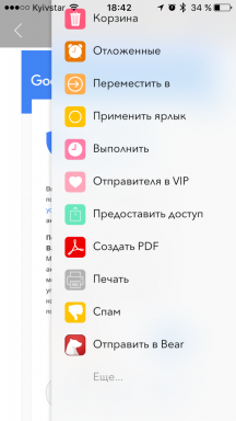 Airmail atjauninājums iOS: jauni žesti, integrācija ar Workflow un Bear