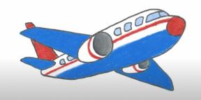 Kā uzzīmēt lidmašīnu: 21 vienkāršs veids