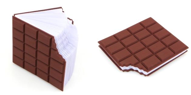 Notebook-šokolādes