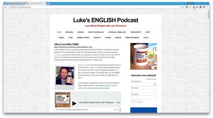 Podcasts apgūt angļu valodu: Lūka Angļu Podcast