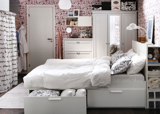 Mazs guļamistaba: izvēlēties pareizo gultu