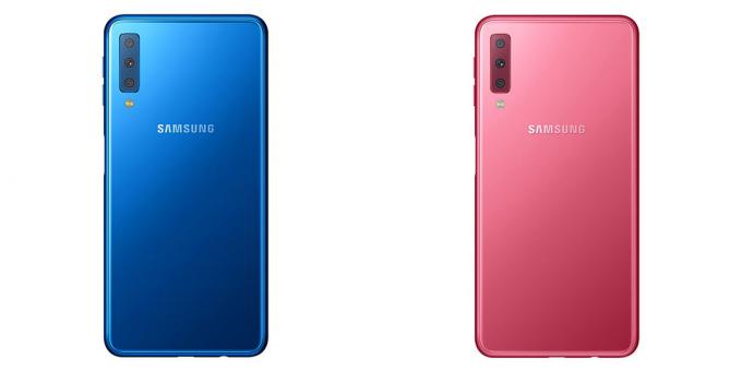 Samsung Galaxy A7: Krāsas