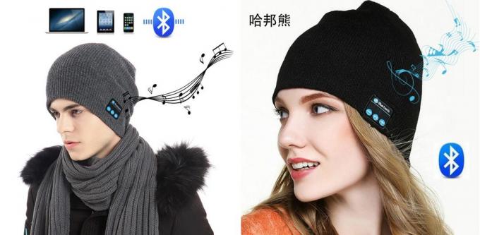 Produkti ziemā: cepure ar Bluetooth austiņām