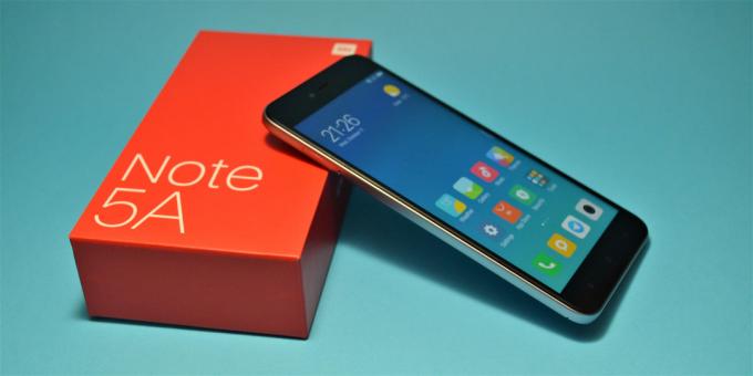 Pārskats Xiaomi redmi piezīme 5a - budžeta viedtālrunis, kas var uzņemt