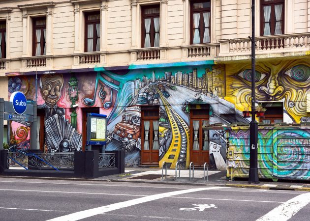 apmeklējums Argentīna: grafiti