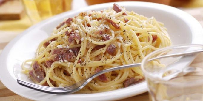 Recepte pasta Carbonara