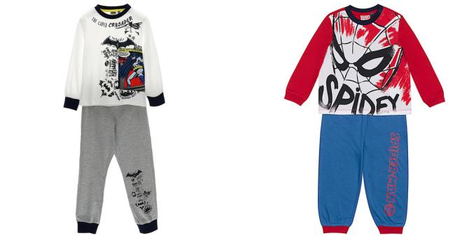 Dāvanas zēniem: iecienītākās supervaroņu pidžamas