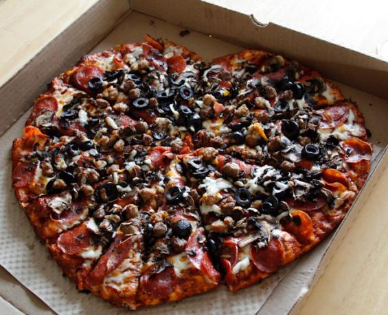 Dāvanas Valentīna diena: Pizza