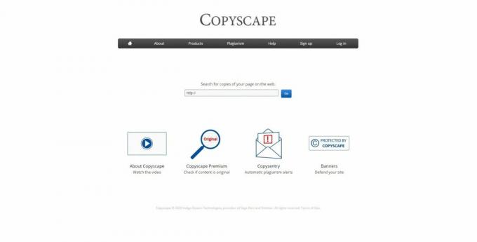 Pārbaudiet, vai tekstā nav unikalitātes tiešsaistē: Copyscape