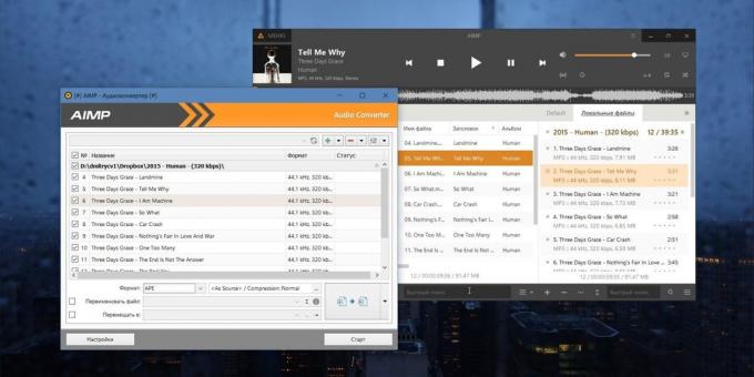Audio Converter for Windows, MacOS un Linux: AIMP