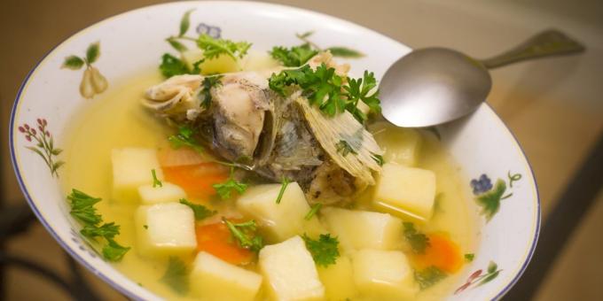 Recepte zupa upes zivis