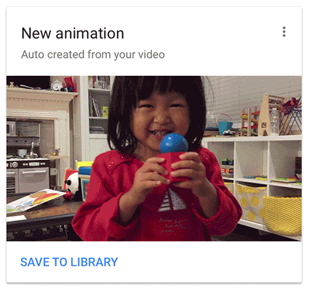 Google Fotogrāfijas animācija