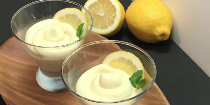 Ko gatavot ar citronu: Lemon krēma uzpūtenis