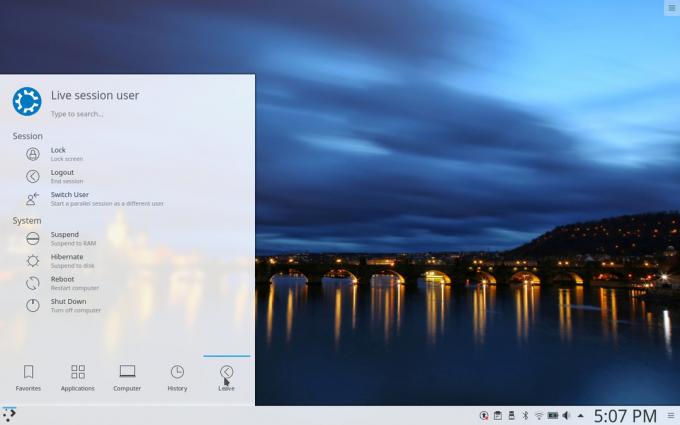 Linux sadale desktop PC - Kubuntu