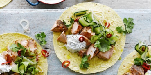 Ko gatavot vakariņās: tacos ar lasi un garšvielām