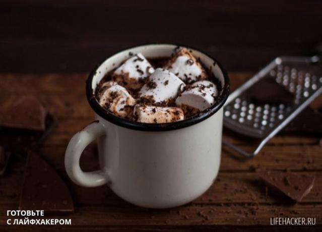 Recepte: Perfect Hot Chocolate - add marshmallow