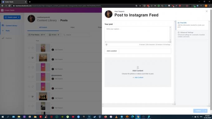 Kā no sava datora ievietot videoklipu vietnē Instagram: izvēlieties Instagram plūsmu