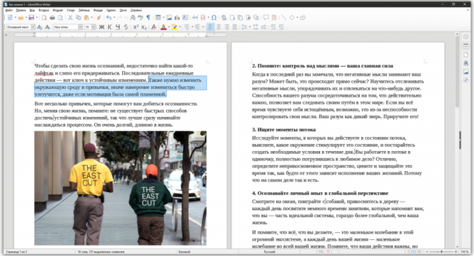 Laba teksta redaktori: LibreOffice Writer