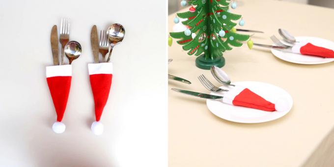 Ziemassvētku dāvanas ar AliExpress lētāk nekā $ 100: Dekorēšanas galda piederumiem