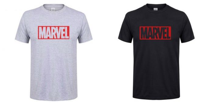 T-krekli ar logotipu Marvel