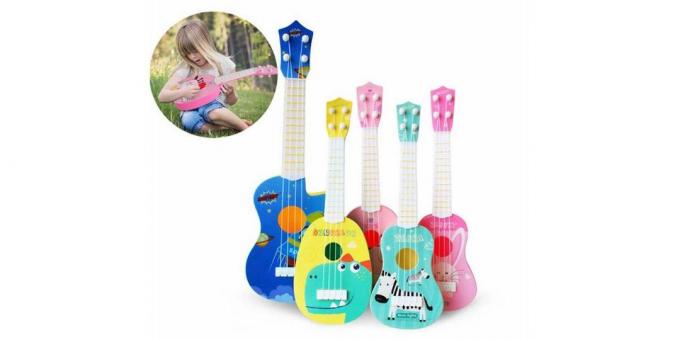 Bērni ukulele