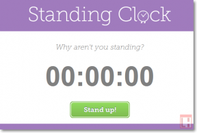 StandingClock: laika uzskaites stāvus