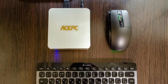 Mini PC AcePC AK7: iespēja izmantot