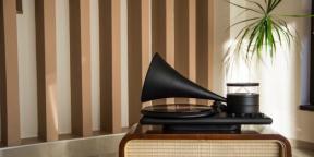 Lieta dienas: Kozmophone - gramofons ar hologrāfisku displeju un noņemamu Bluetooth skaļruni