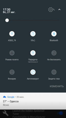 Shortcutter Ātrie iestatījumi: poga