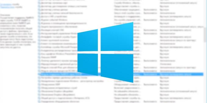 Ko Windows pakalpojumi var būt invalīds, lai paātrinātu sistēmu