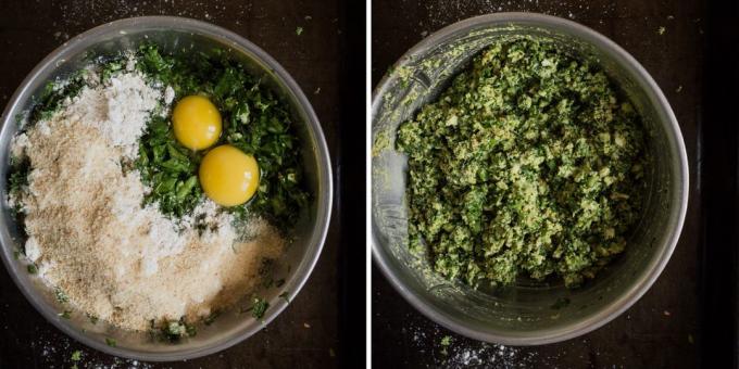kotletes ar brokoļiem: maltu