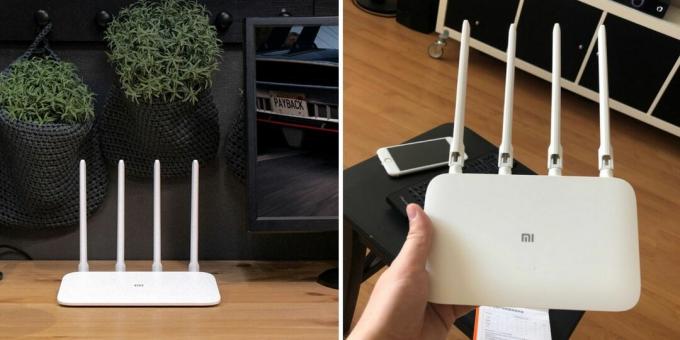 Wi-Fi maršrutētāji: Xiaomi Mi Router 4A / 4A Gigabit Edition