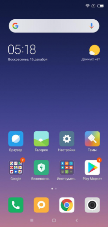 Xiaomi Mi 8 Pro: Ikonas