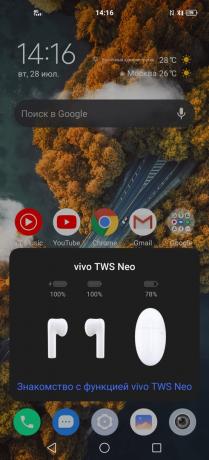 Vivo TWS Neo: savienojamība un savienojamība